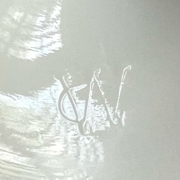 Vintage White Milk Glass Compote/Pedestal bowl - Picture 8 of 10